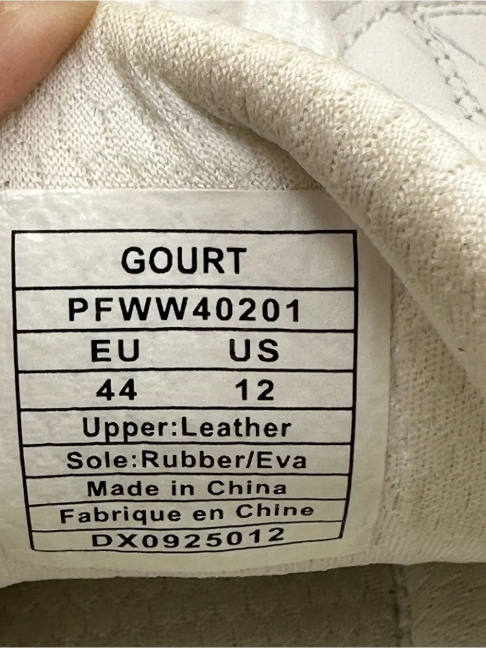 Peluva Gourt Barefoot Minimalist Toe Shoes Men’s US 12 EU 44 Five Toes PFWW40201